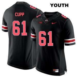 Youth NCAA Ohio State Buckeyes Gavin Cupp #61 College Stitched Authentic Nike Red Number Black Football Jersey YK20X35OF